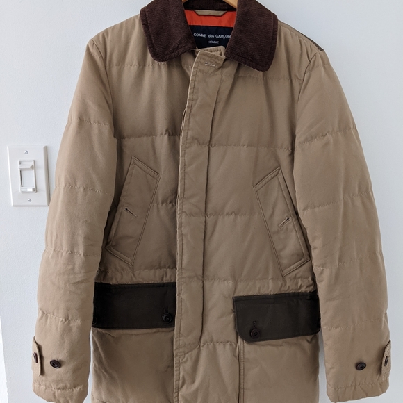 Comme des Garcons Homme patchwork down jacket - Picture 1 of 7